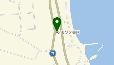 シモゾノ美容室の地図画像