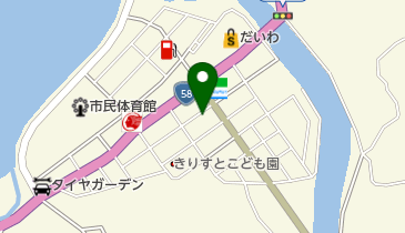 ひめ美容室の地図画像