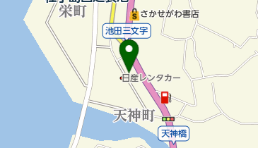 ふかた時計めがね店の地図画像