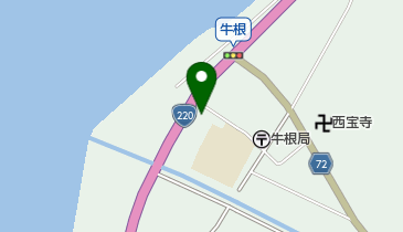 牛根地区公民館の地図画像