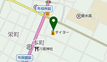 有限会社海潟ドライ タイヨー垂水店の地図画像