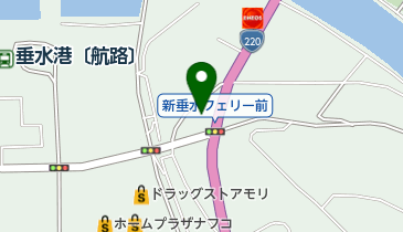 あく巻きのなかしまの地図画像