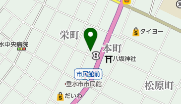 中原理容本店の地図画像