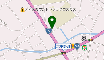 有限会社田村硝子店の地図画像