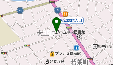 薩摩川内市 中央公民館の地図画像