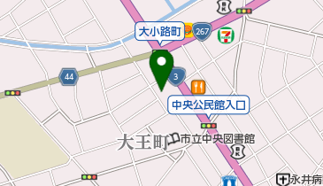 福留酒店の地図画像