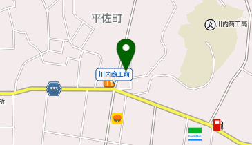 カギの川内の地図画像