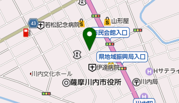 西田写真館の地図画像