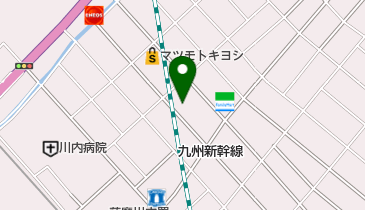 株式会社川内厨房食器の地図画像