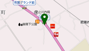 上山青果の地図画像