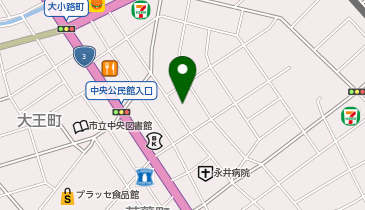 入角鮮魚店の地図画像