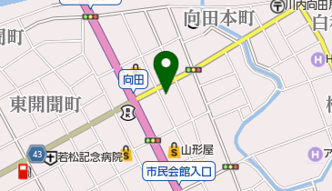 新納屋の地図画像