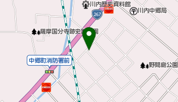 グリーンテック株式会社川内営業所の地図画像