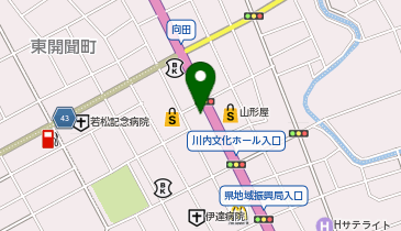 かくはきもの店の地図画像