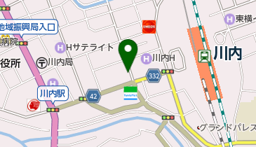山内洋品店不動産部の地図画像