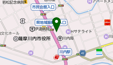 朝日生命保険相互会社川内営業所の地図画像