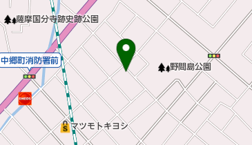 有限会社外島木材の地図画像