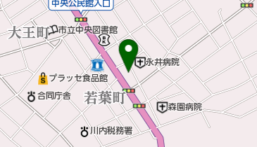 アジア薬局の地図画像