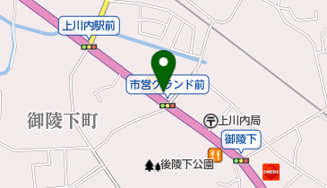 カットルームマトバの地図画像