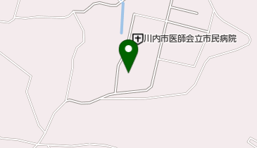 川内市医師会立市民病院検査センターの地図画像