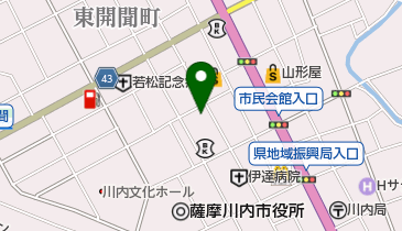 九州労働金庫川内支店の地図画像