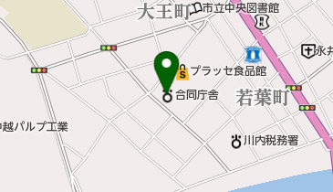 鹿児島地方検察庁川内支部の地図画像