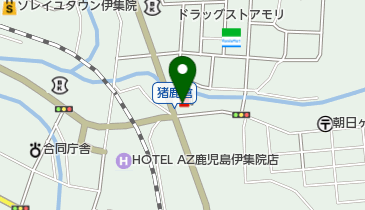 井上石油株式会社伊集院給油所の地図画像