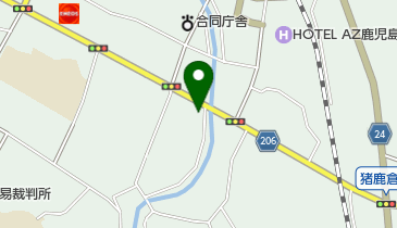 有限会社セブンプラザ伊集院店の地図画像