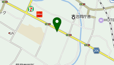 クローバー美容室の地図画像