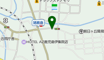 おばら理容の地図画像