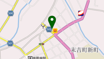 西川クリーニング店の地図画像