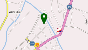 梅北鈑金工業所の地図画像