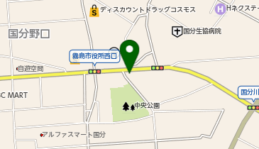 カギの110番国分の地図画像