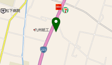 富隈地区公民館の地図画像