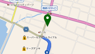 インターオートの地図画像