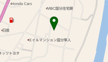 ヤマサハウスMBC国分展示場の地図画像