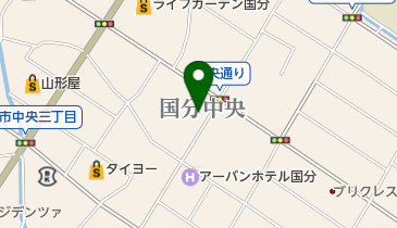 田中生花園の地図画像