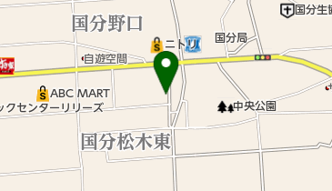 南国理容・国分店の地図画像
