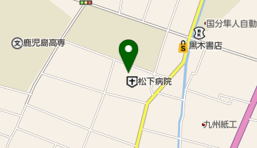 鹿児島県認知症疾患医療センターの地図画像