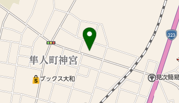 ヘアーサロンフジイの地図画像