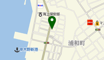 串木野船具店の地図画像