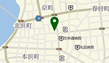 うえの美容室の地図画像