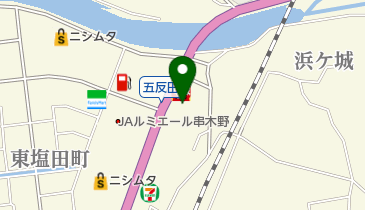 くら美容室の地図画像
