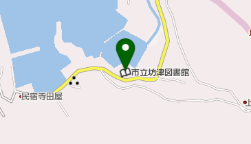 坊泊地区公民館の地図画像