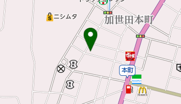 フラワーショップあかさきの地図画像