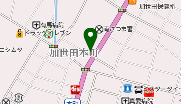 ふく福加世田店の地図画像