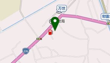 万世地区公民館の地図画像