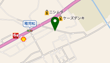 大町石油店の地図画像