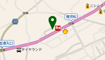 セブンプラザ志布志店の地図画像