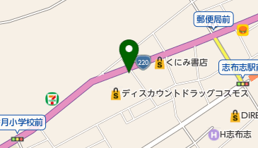 トガリ電器の地図画像